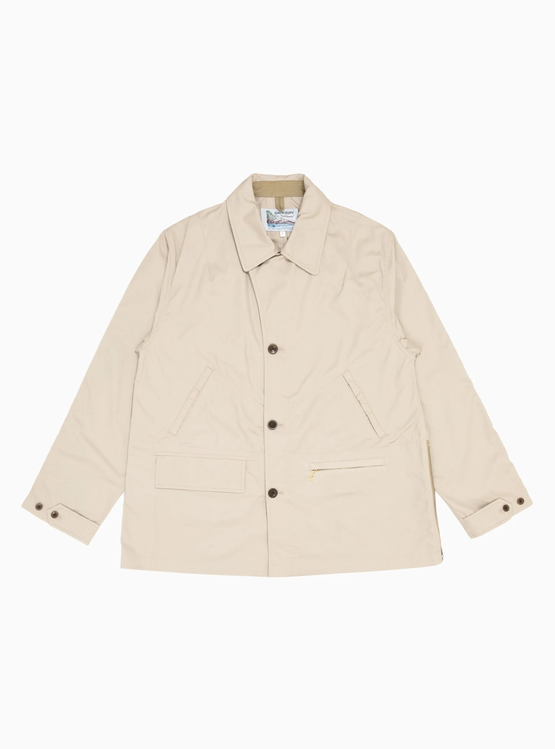 Tan Angler Jacket: Enhanced Comfort and Durability