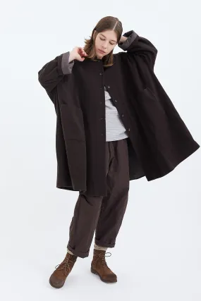 Apuntob Virgin Wool and Cashmere Blend Elegant Coat - Model P1738/TS722