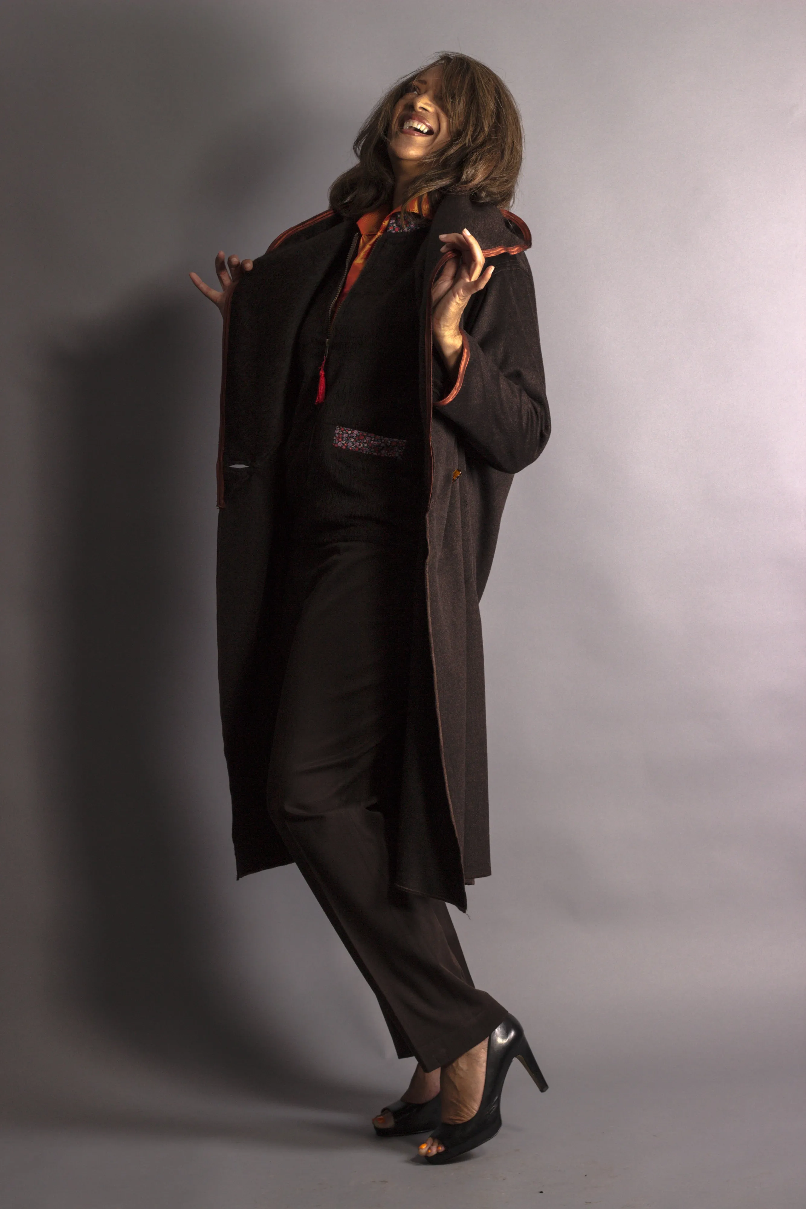 Chic Chocolate Cashmere and Alpaca Coat