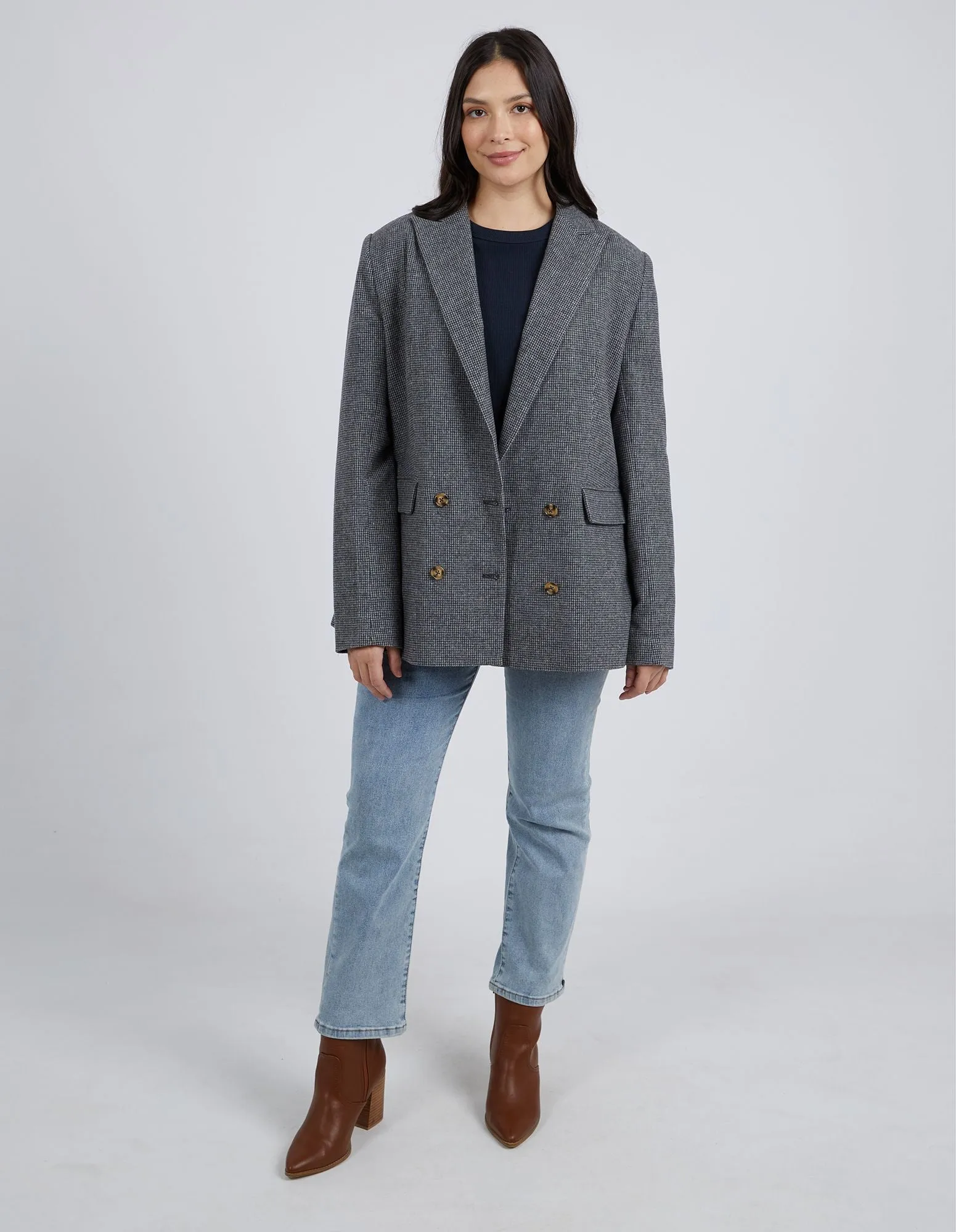 Diana Blazer - Charcoal