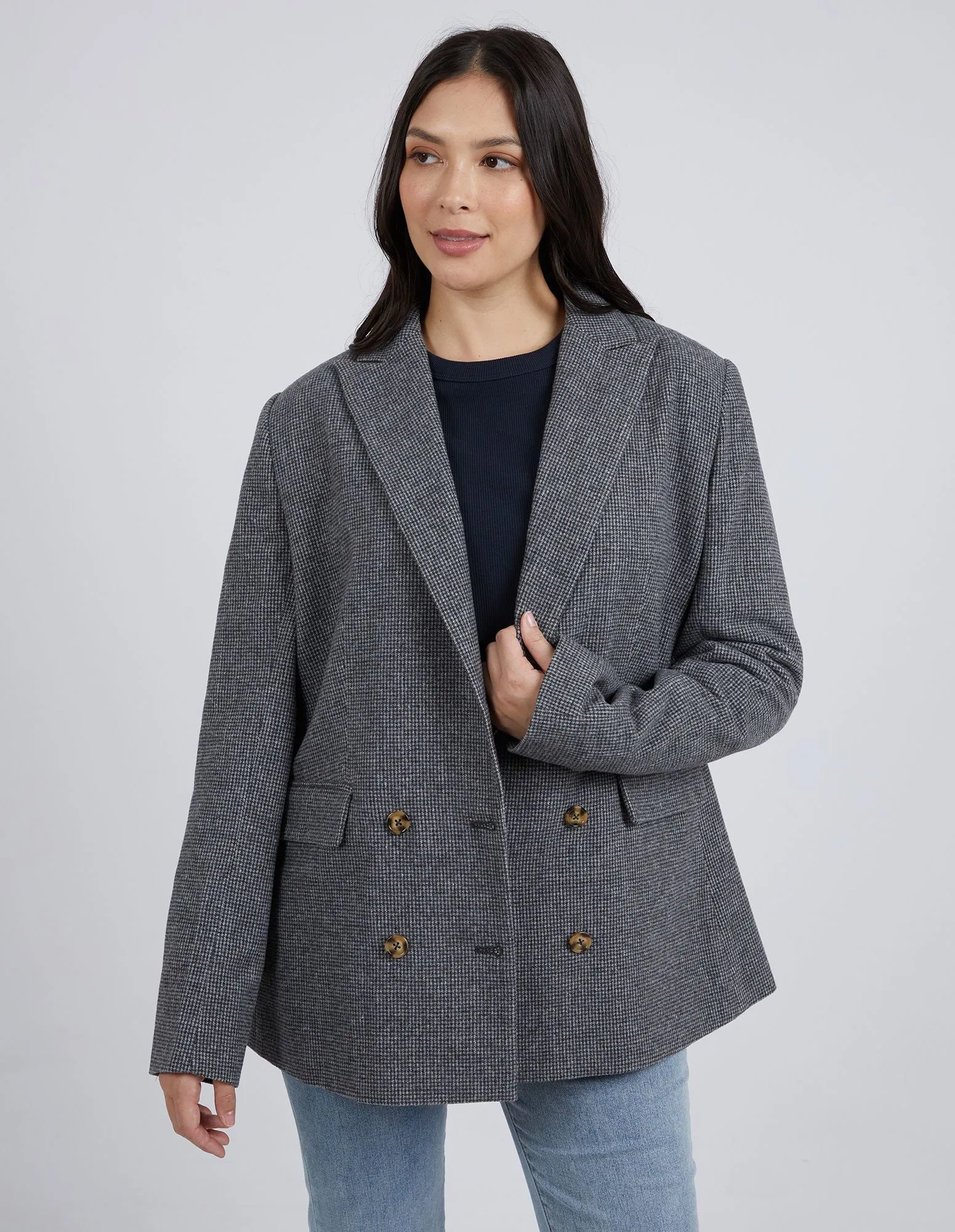 Diana Blazer - Charcoal