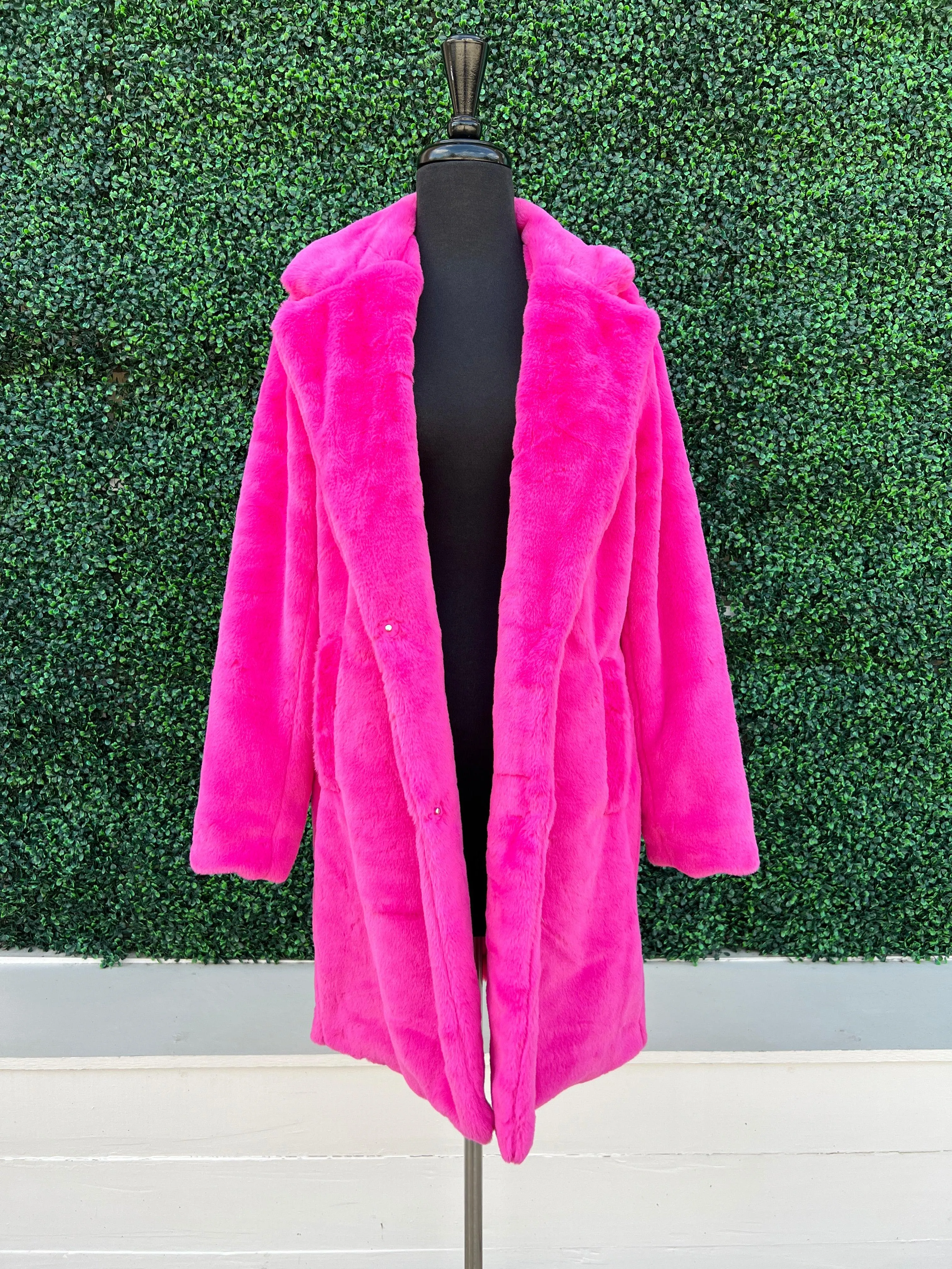 Premium Quality Long Faux Fur Winter Coat
