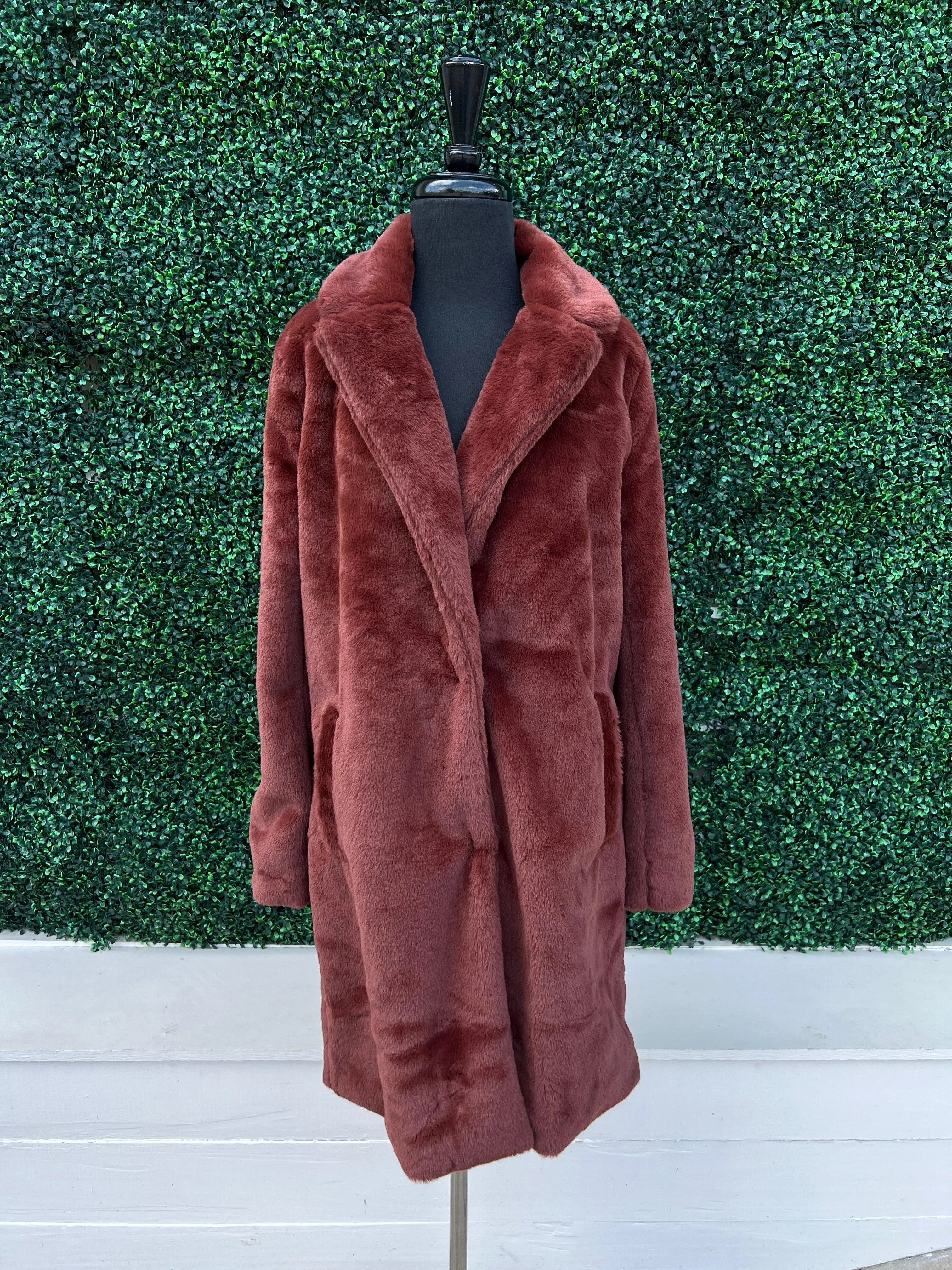 Premium Quality Long Faux Fur Winter Coat