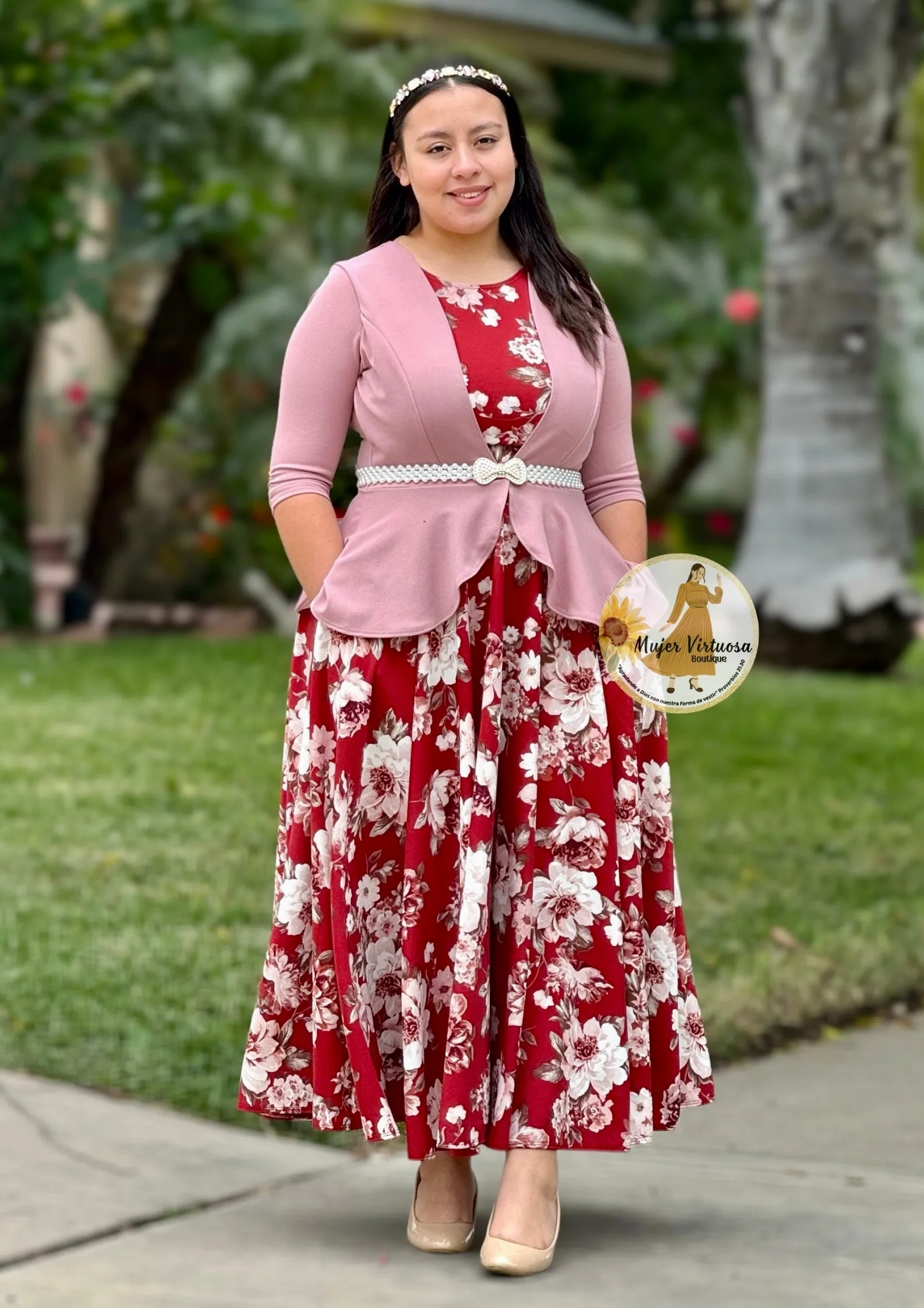 Helena Rose Pink Blazer Dress