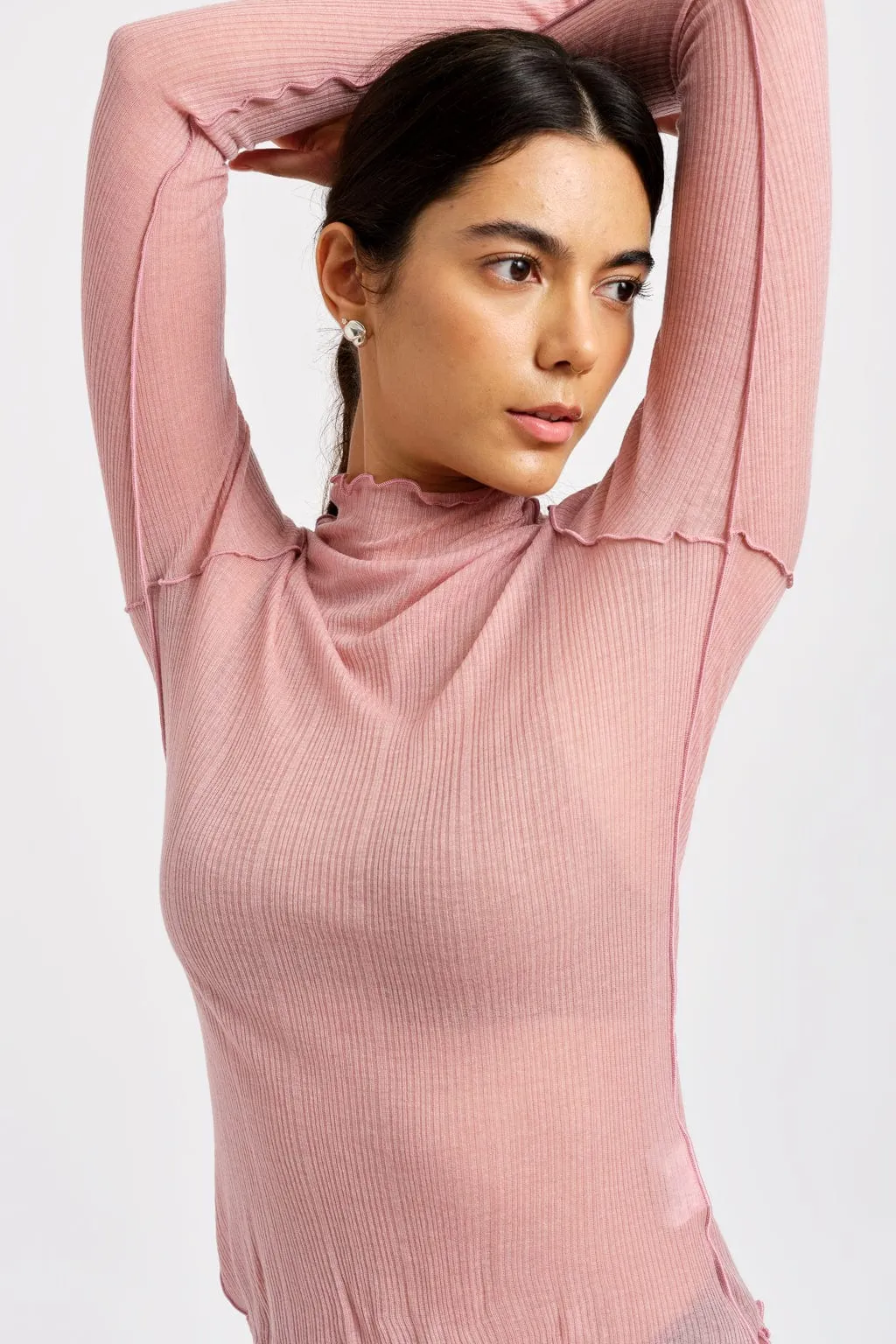 Jane Longsleeve Turtleneck Pink