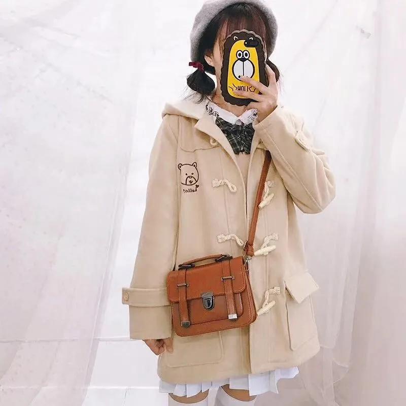 Lovely Japanese Horn Button Coat - By24991