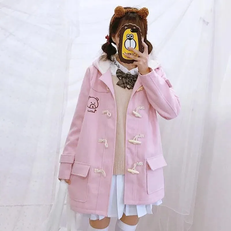 Lovely Japanese Horn Button Coat - By24991