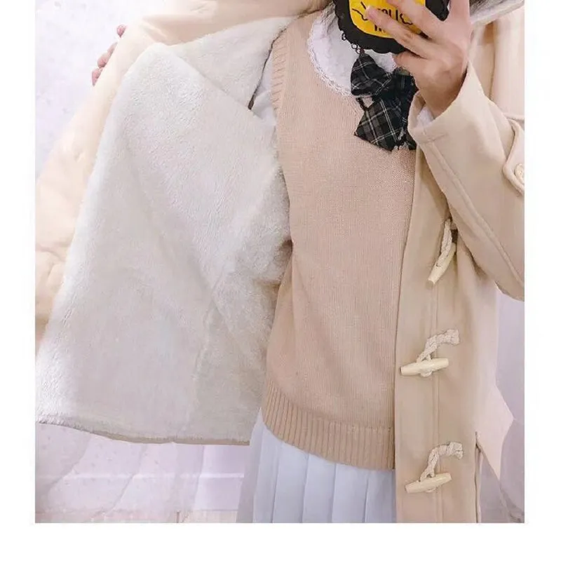 Lovely Japanese Horn Button Coat - By24991