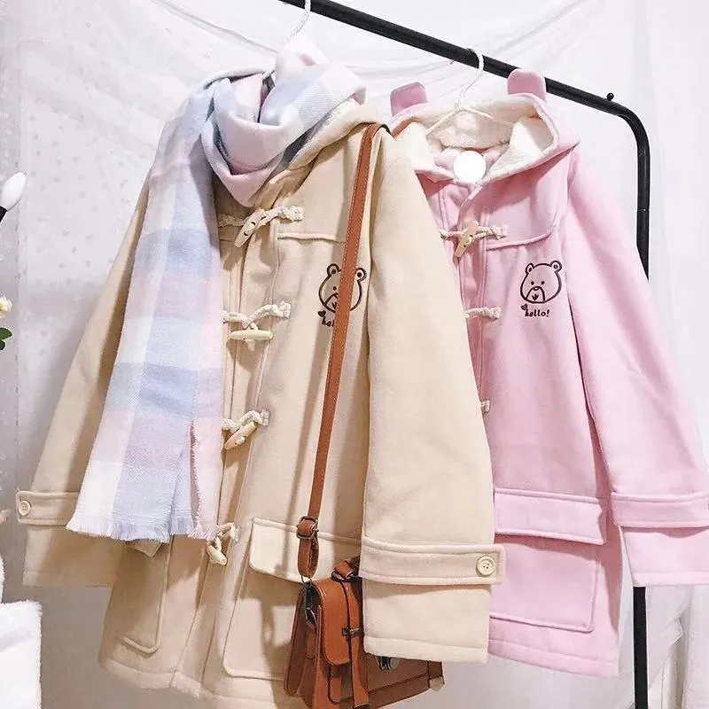 Lovely Japanese Horn Button Coat - By24991