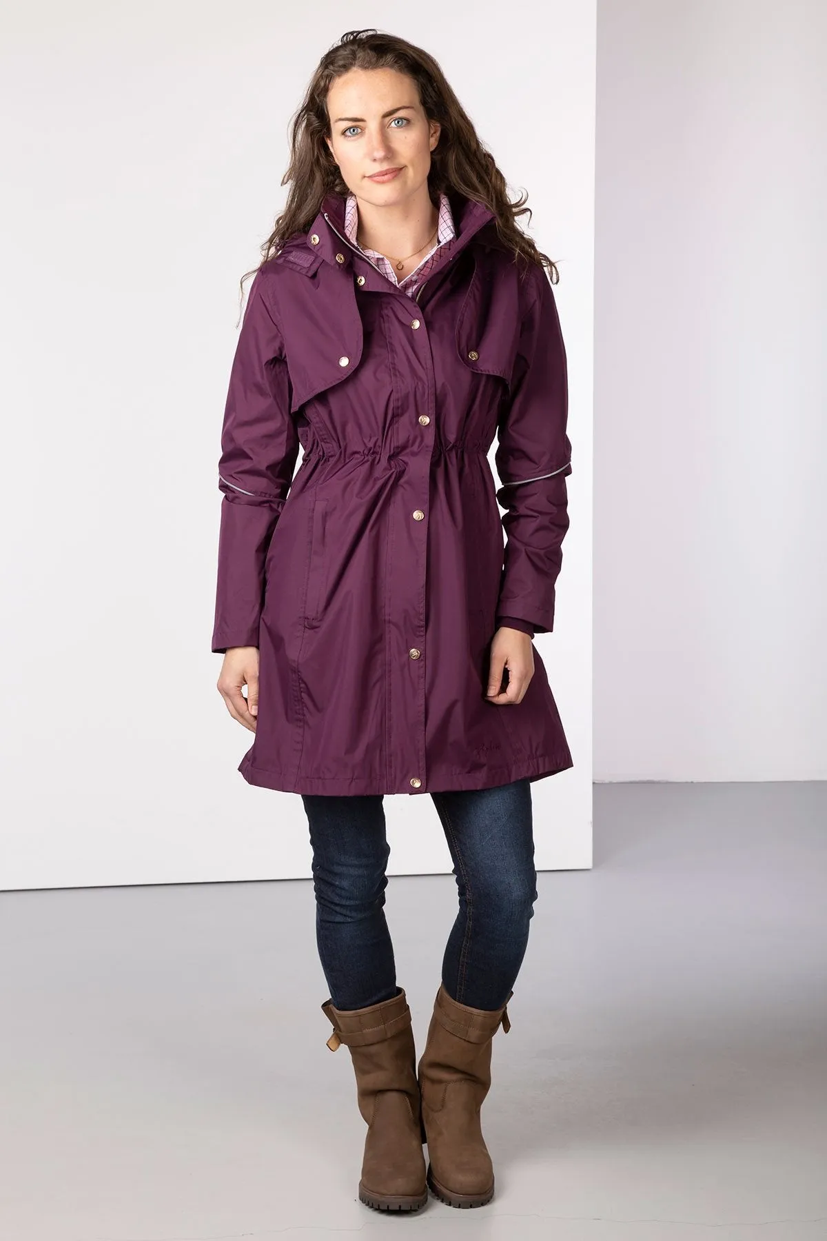 Womens Emley 3/4 Length Riding Coat