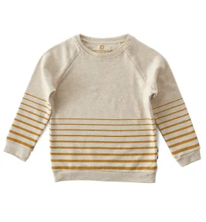 little label Kinder Pullover – Goldstreifen