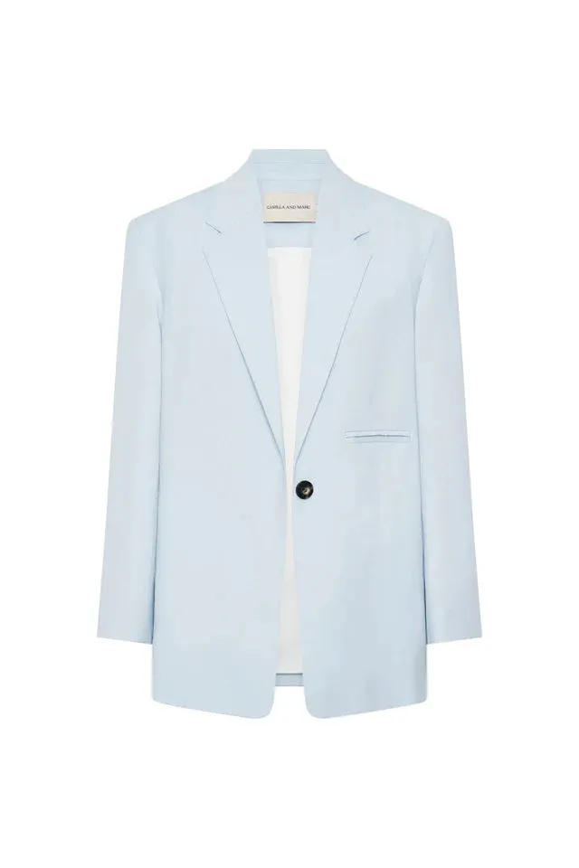 Maribel Tailored Blazer Ice