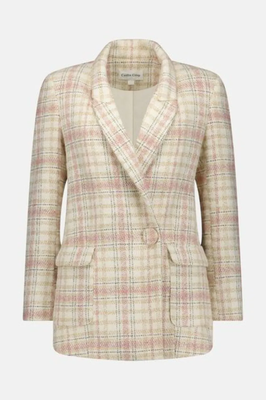 Marjorie Blazer Pink Tweed