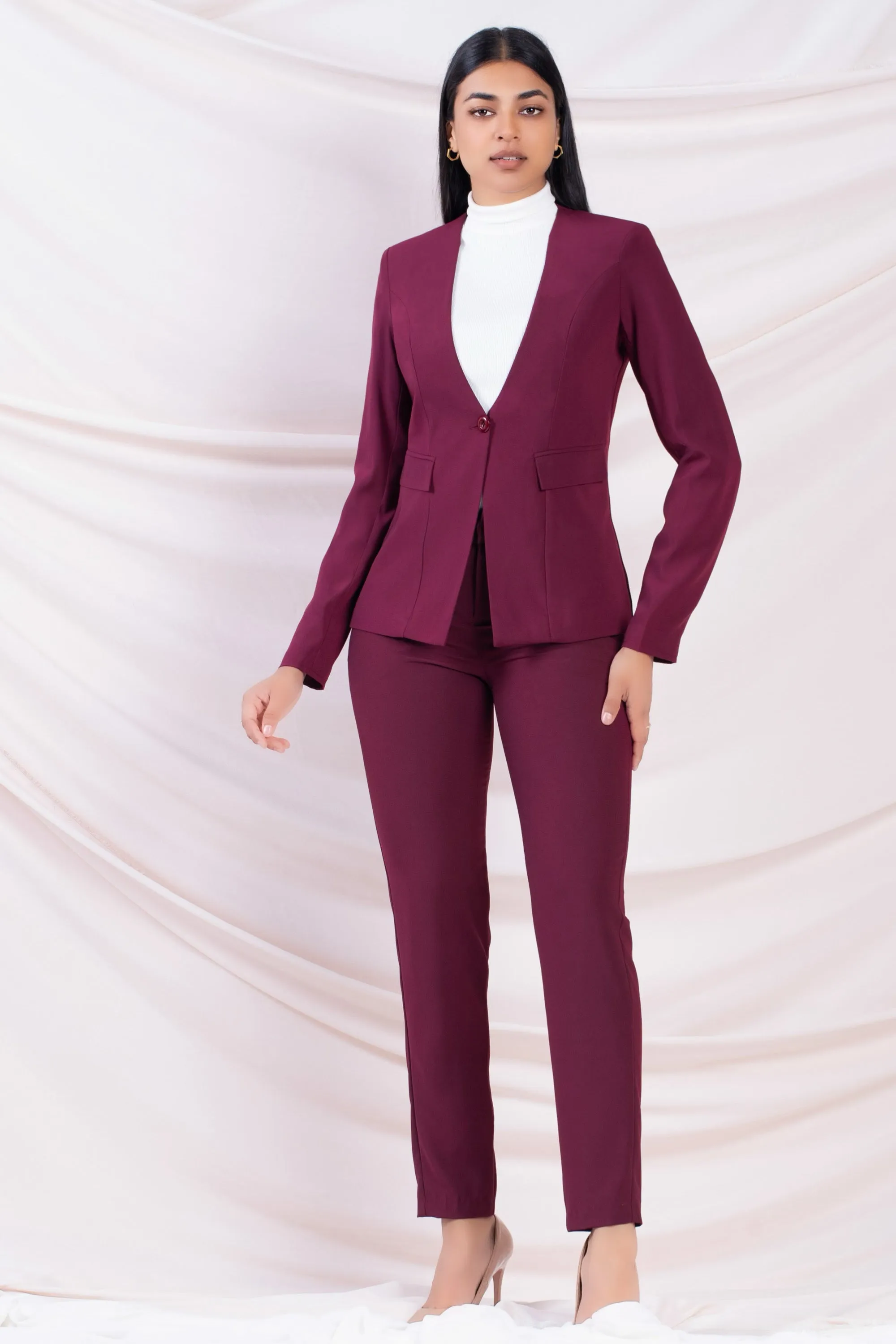 Elegant Maroon Blazer for Men/Women