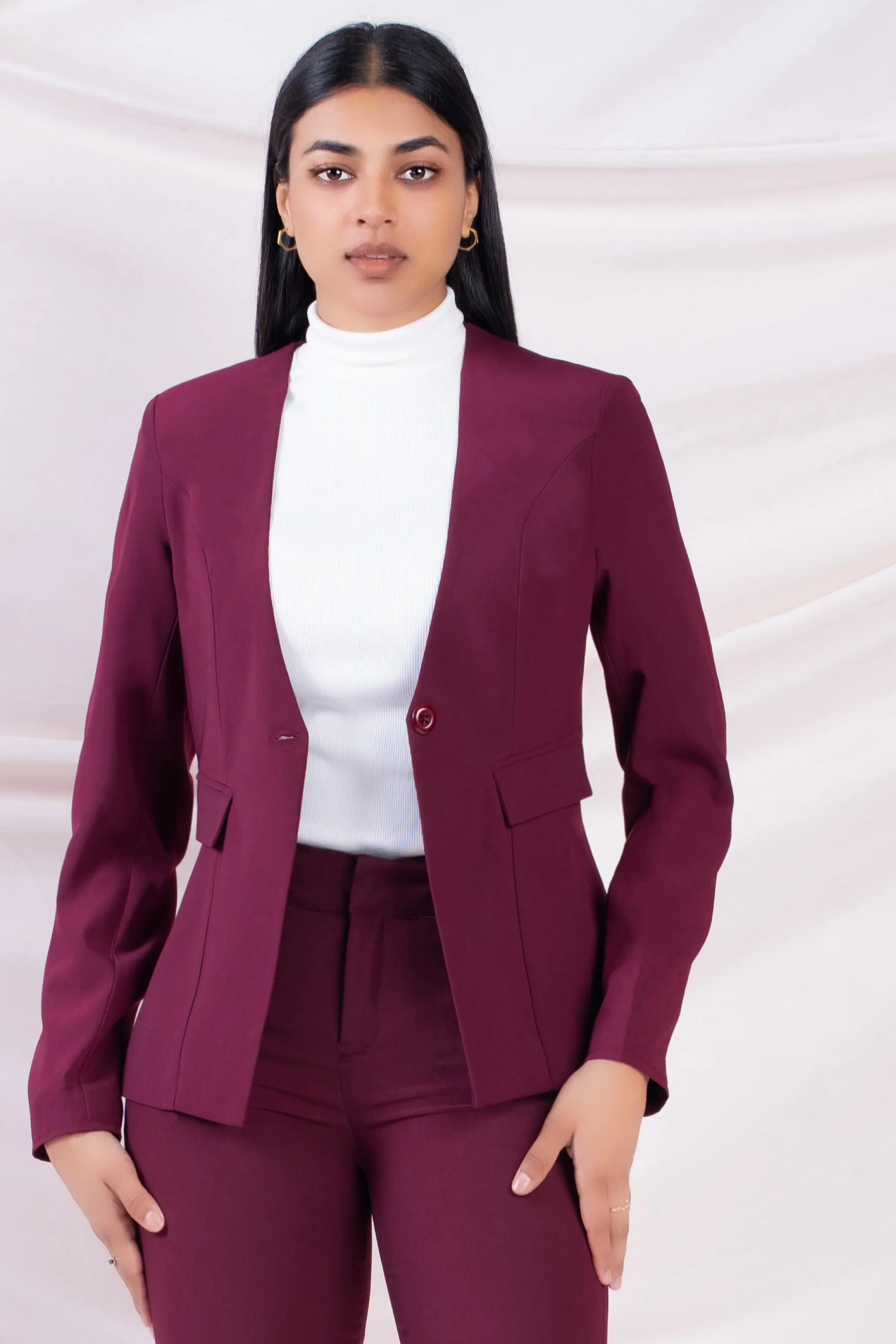 Elegant Maroon Blazer for Men/Women
