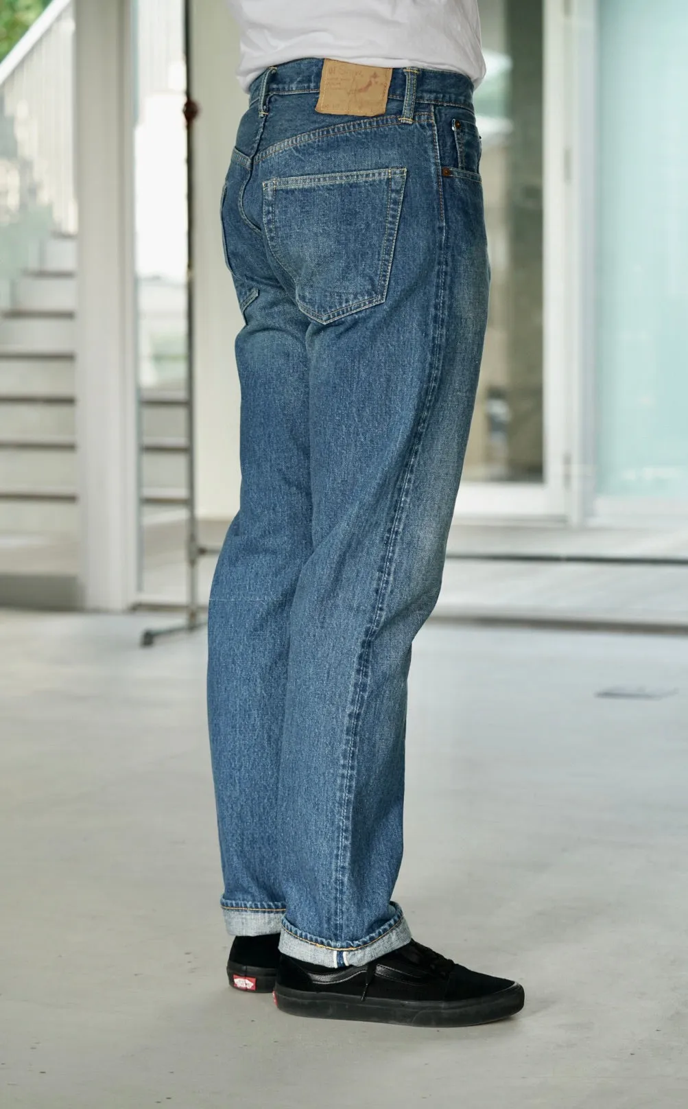 ORSLOW 105 Standard Jeans - 2-Year Wash Distressed Denim