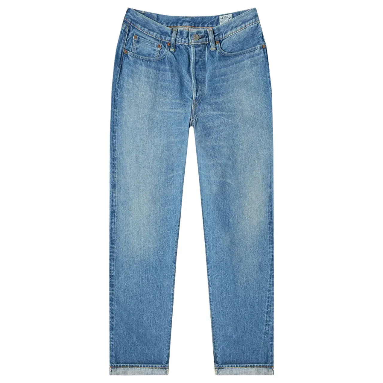 ORSLOW 105 Standard Jeans - 2-Year Wash Distressed Denim