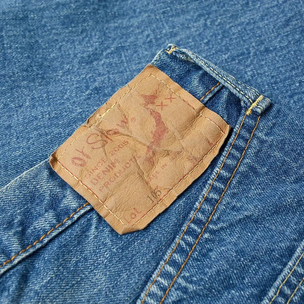 ORSLOW 105 Standard Jeans - 2-Year Wash Distressed Denim