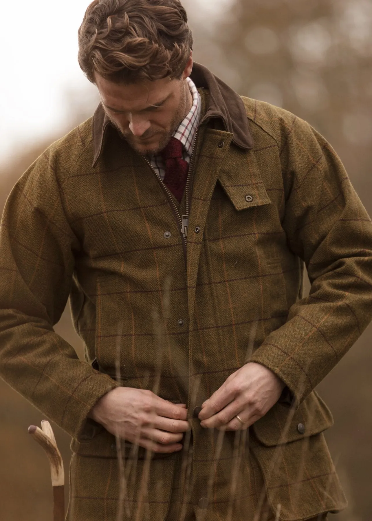 Alan Paine Rutland Waterproof Tweed Coat On Sale