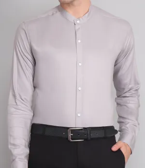 Silver Mandarin Men's Shirt