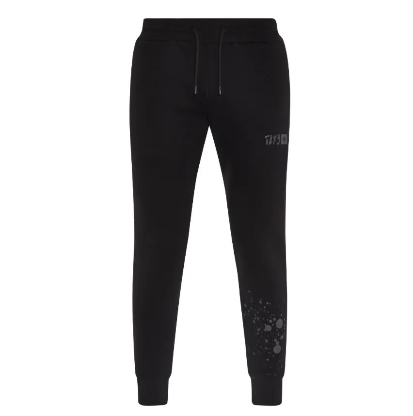 Premium Triple Black Splash Tracksuit - Comfortable and Trendy