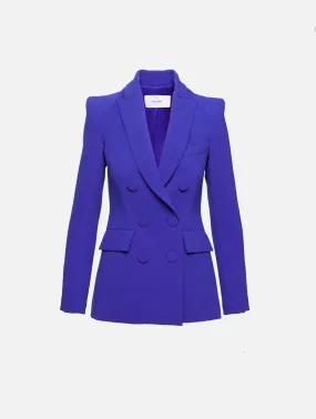 Black Stretch Crepe Blazer