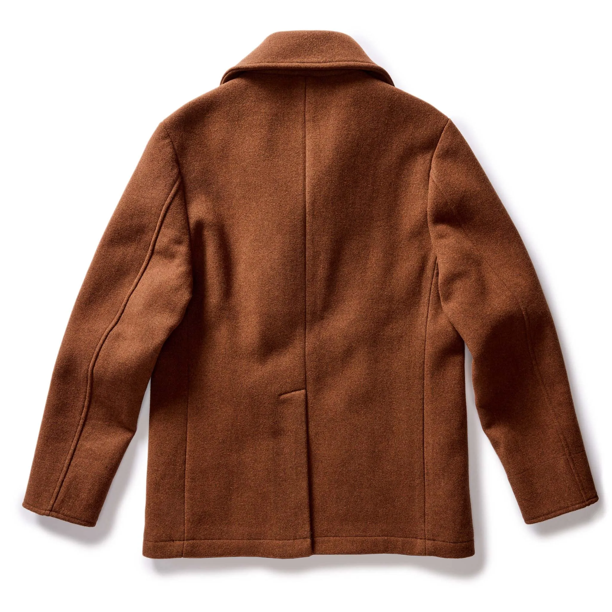 Tarnished Copper Wool Mariner Coat