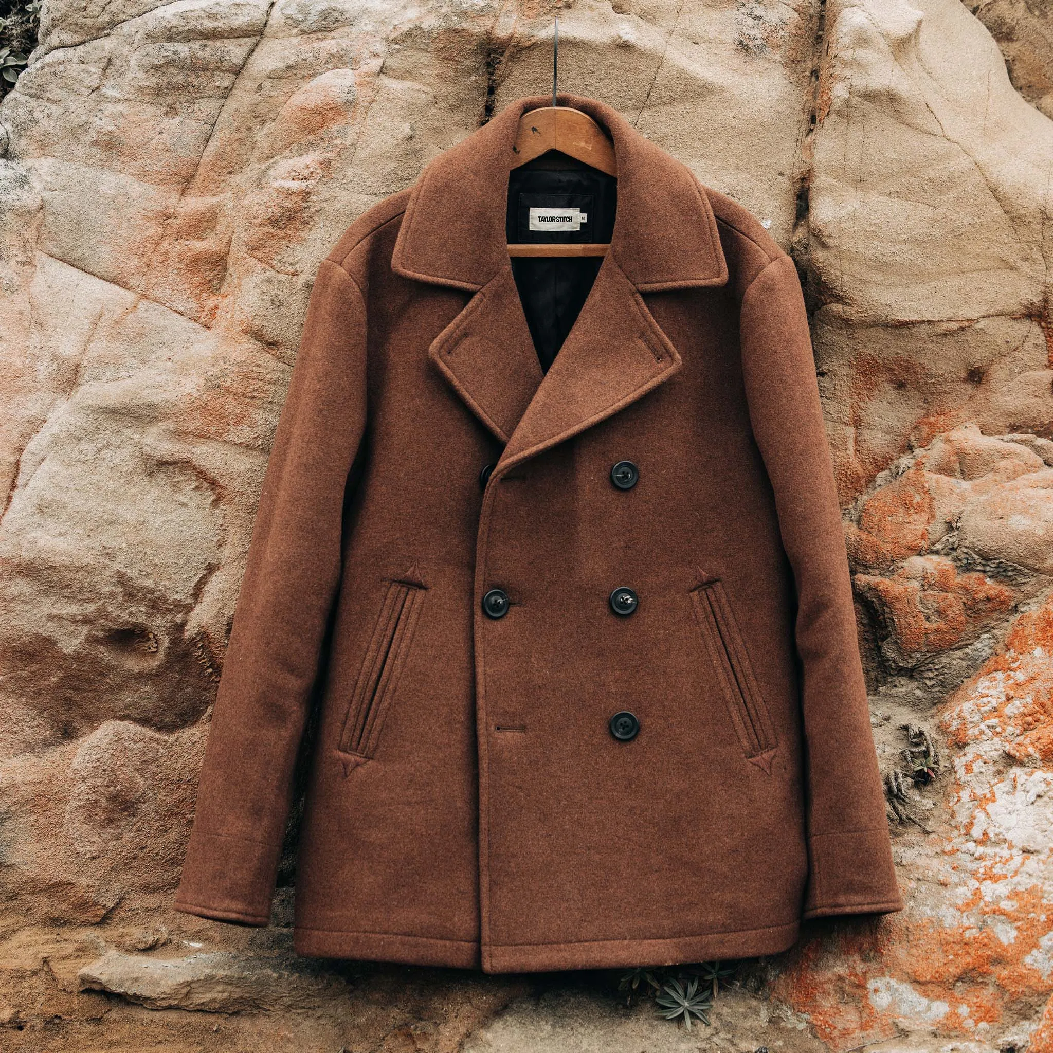 Tarnished Copper Wool Mariner Coat