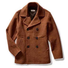 Tarnished Copper Wool Mariner Coat