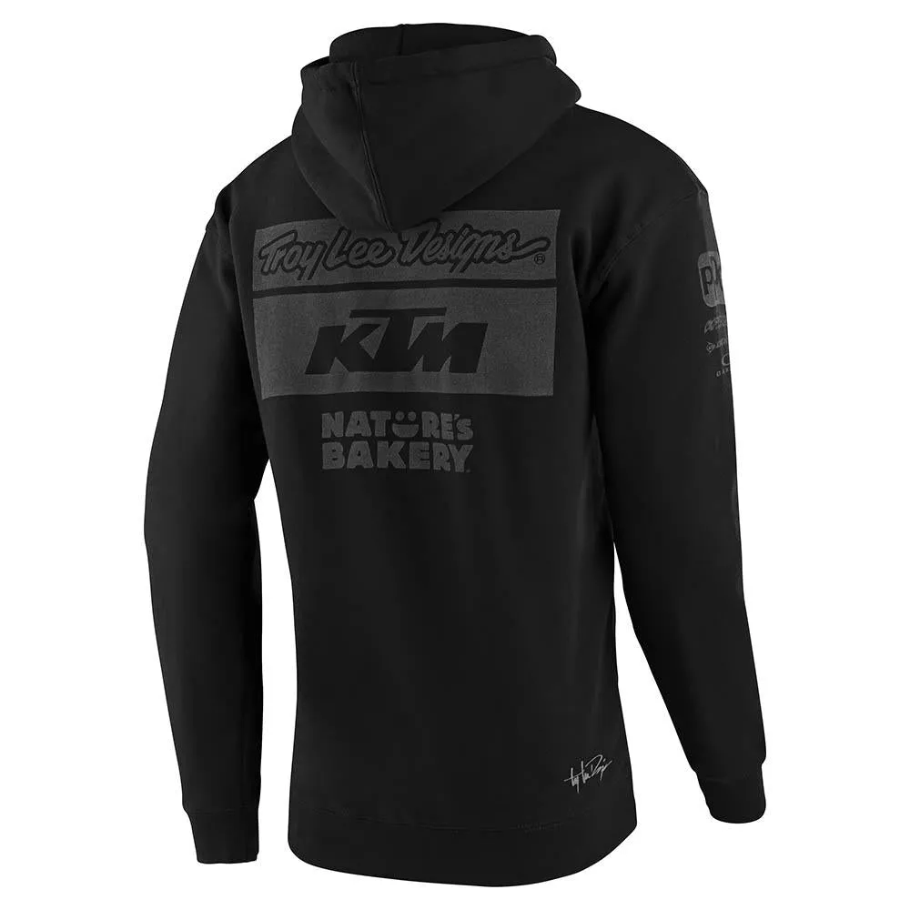 Black TLD KTM Team Pullover - Mens Warm Fleece Sweatshirt