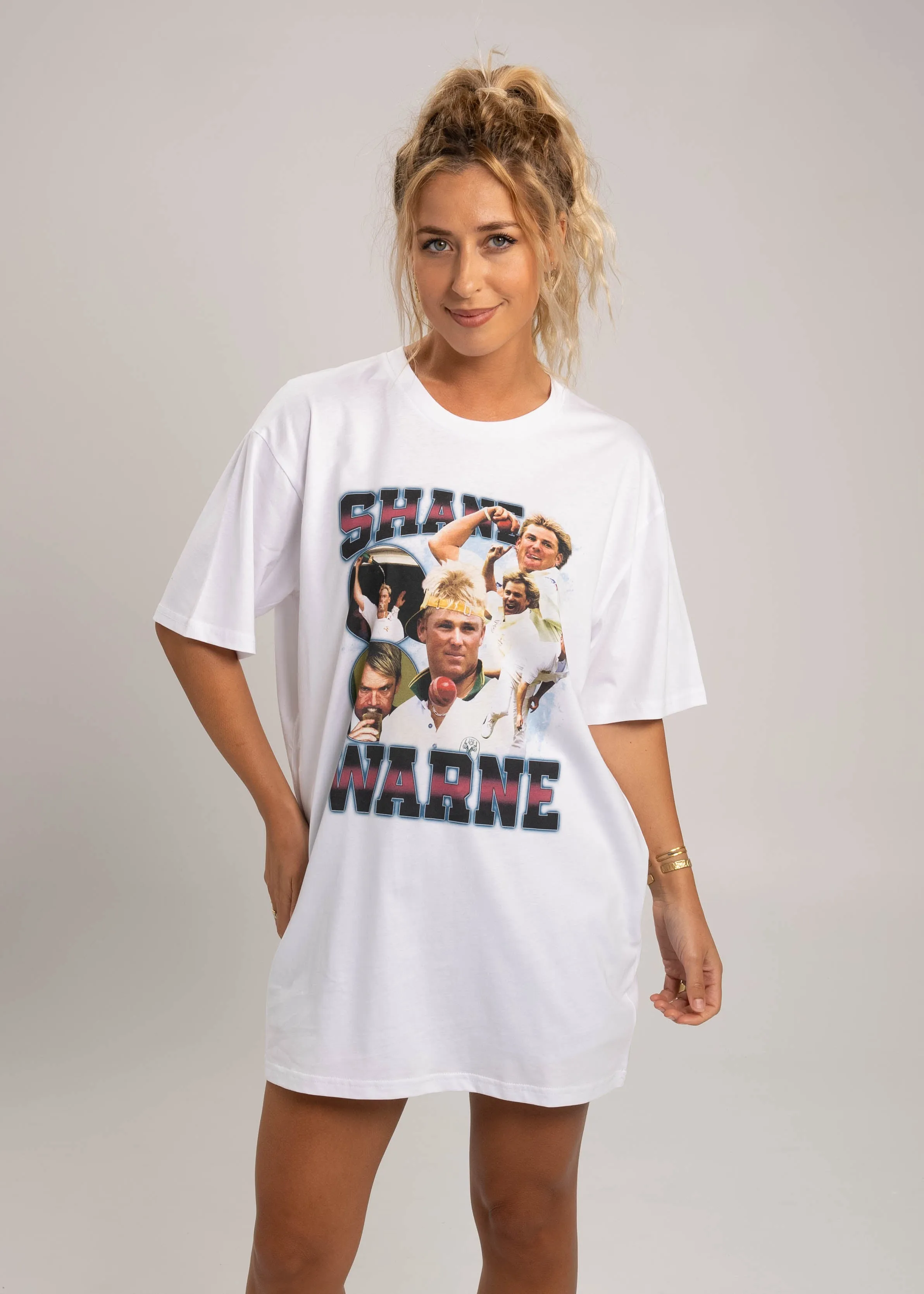 Vintage Warnie Graphic T-Shirt for Cricket Fans