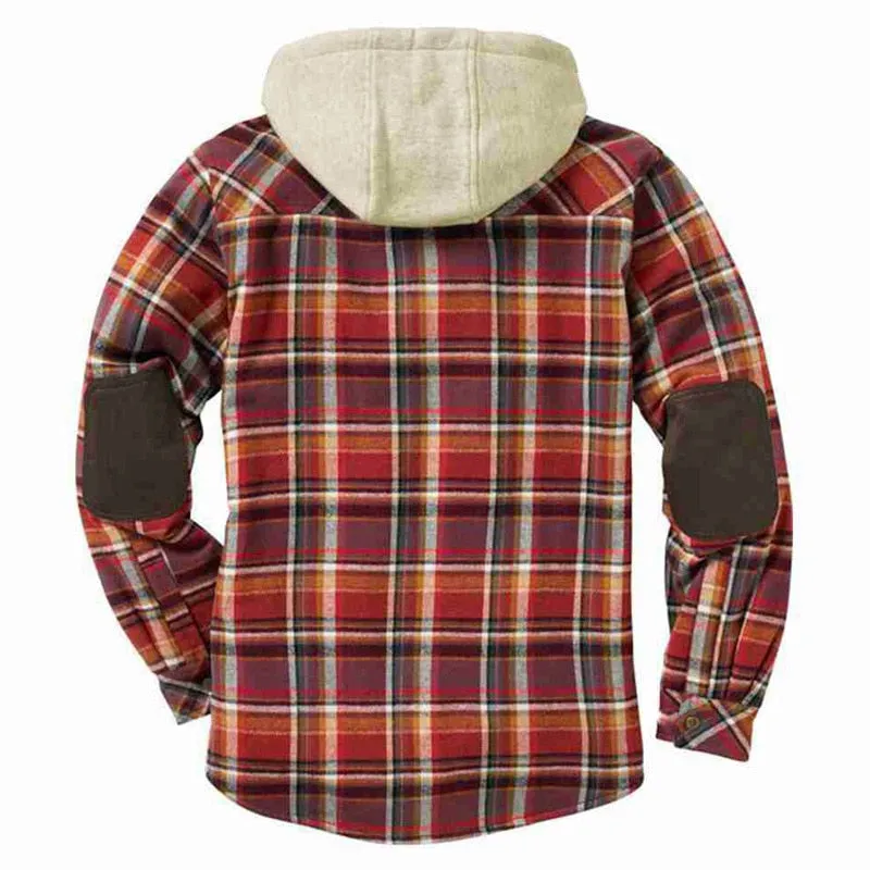 West Louis Fleece Warm Elbow Patch Cowboy Jacket