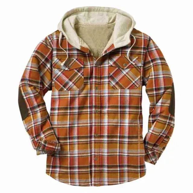 West Louis Fleece Warm Elbow Patch Cowboy Jacket