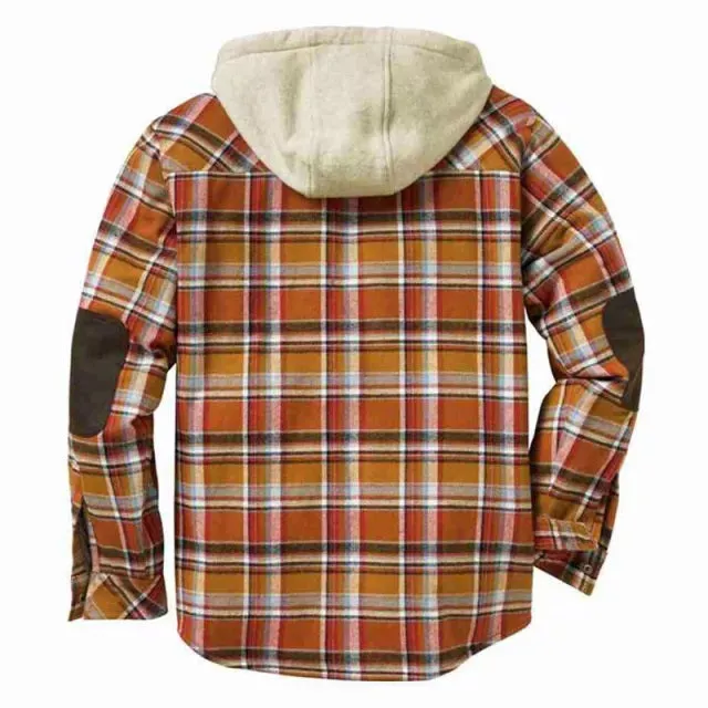 West Louis Fleece Warm Elbow Patch Cowboy Jacket